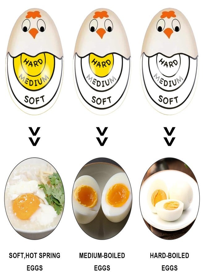 MarsHopper Egg Boiling Timer 2-Pack - Color-Changing in-Water Indicator for Soft, Medium & Hard Eggs - Image 3